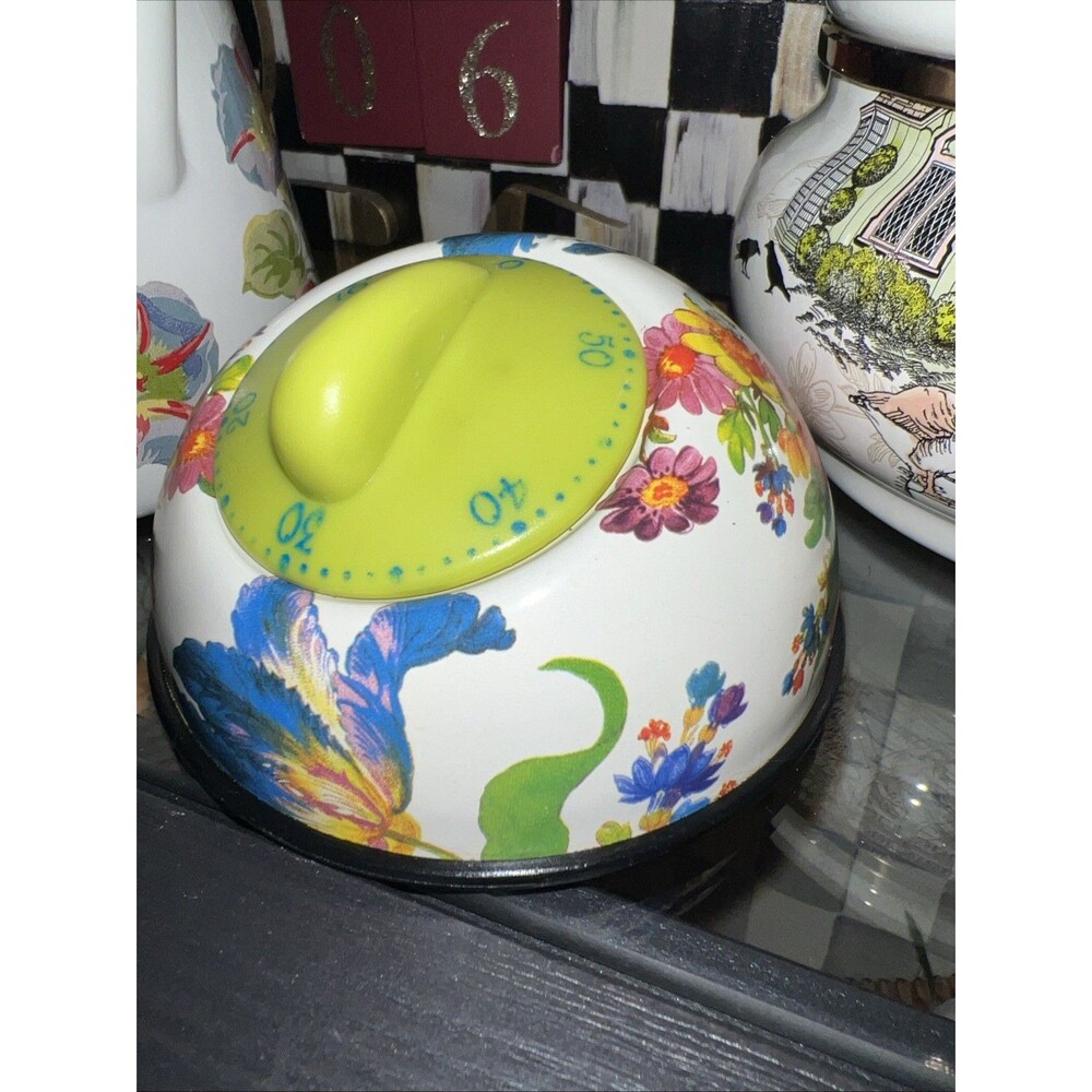 Mackenzie-Childs Flower Market Kitchen Timer PARTS Enamel